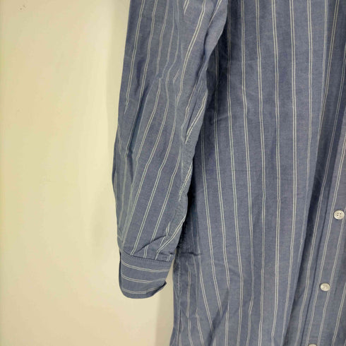 ムジルシリョウヒン 無印良品 洗いざらし ブロードレギュラーカラー長袖ワンピース レディース JPN:XL