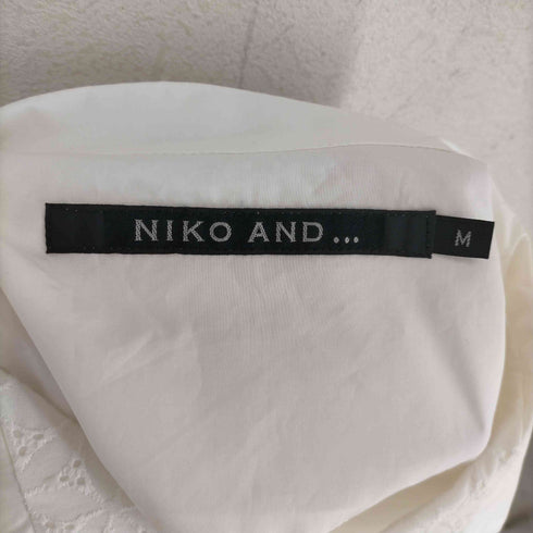 ニコアンド Niko and... レースキリカエS/Sシャツ メンズ JPN:M