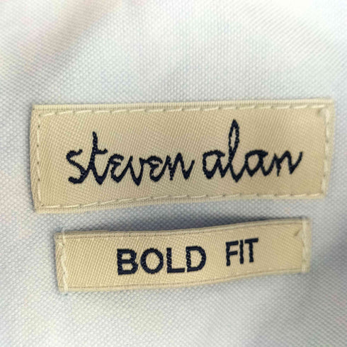 スティーブンアラン Steven Alan BOLD FIT ノーカラーシャツ メンズ JPN:XL