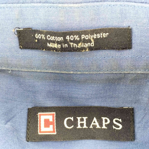 チャップス CHAPS ポケット ポリ混 L/S シャツ メンズ import:L