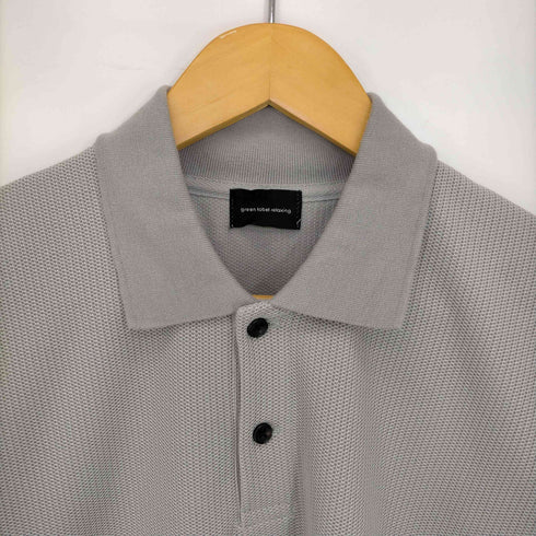 グリーンレーベルリラクシング GREEN LABEL RELAXING GIZA ハニカム 長袖 ポロシャツ メンズ JPN:M