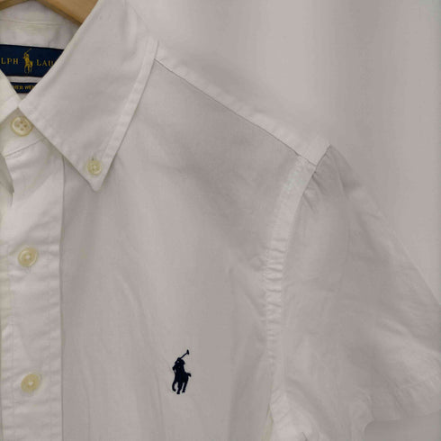 ラルフローレン RALPH LAUREN FEATHER WEIGHT TWILL ボタンダウン 半袖シャツ メンズ import:XS