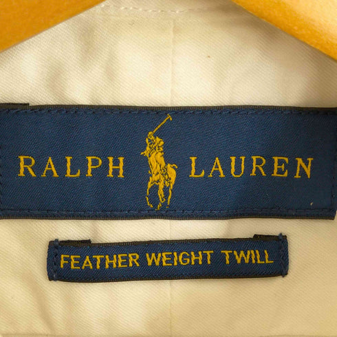 ラルフローレン RALPH LAUREN FEATHER WEIGHT TWILL ボタンダウン 半袖シャツ メンズ import:XS