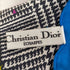 クリスチャンディオール Christian Dior 千鳥格子柄 シルクスカーフ 鐘紡製 レディース