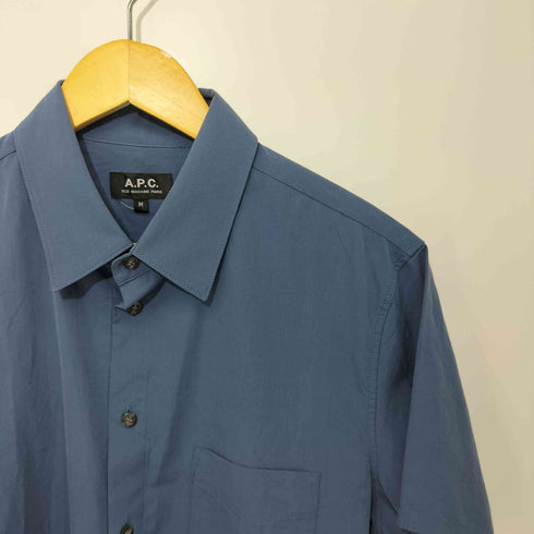 アーペーセー A.P.C. レギュラーカラー半袖シャツ メンズ M