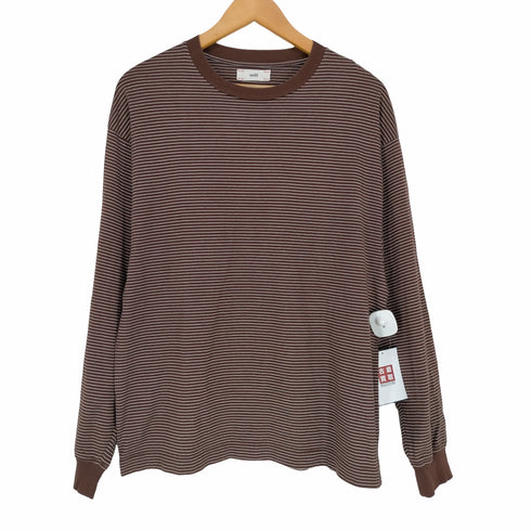 アンフィル unfil ボーダー柄 L/S カットソー メンズ JPN:3