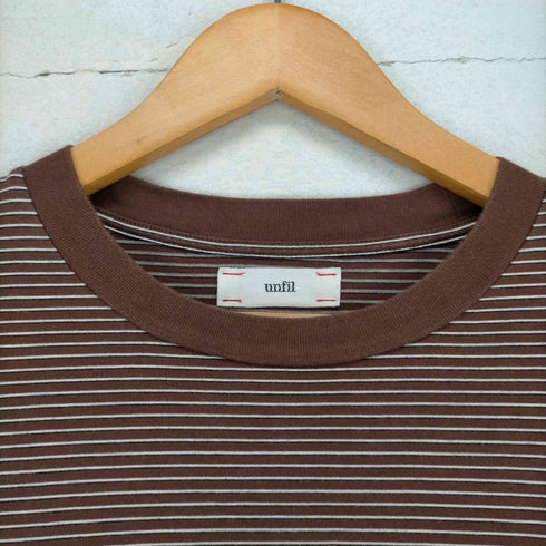 アンフィル unfil ボーダー柄 L/S カットソー メンズ JPN:3