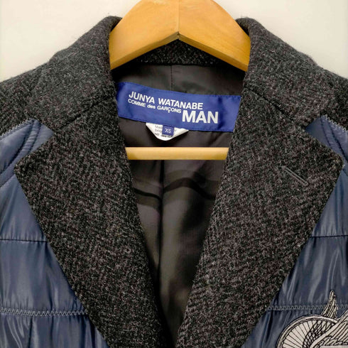 ジュンヤワタナベコムデギャルソンマン JUNYA WATANABE COMME des GARCONS MAN AD2020 異素材切替テーラードジャケット メンズ JPN:XS
