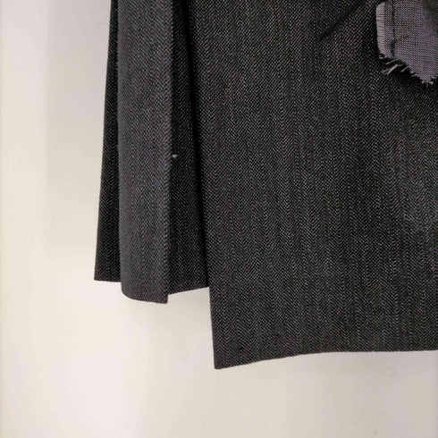 コムデギャルソン COMME des GARCONS AD2000 フロントフリル装飾 プリーツスカート レディース JPN:M