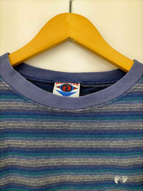 ハンテン HANGTEN 90S MADE IN USA ボーダーtシャツ メンズ import:M
