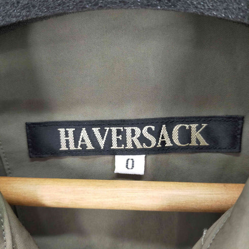 ハバーサック HAVERSACK コットンナイロントレンチコート ベルト付き メンズ 43-0