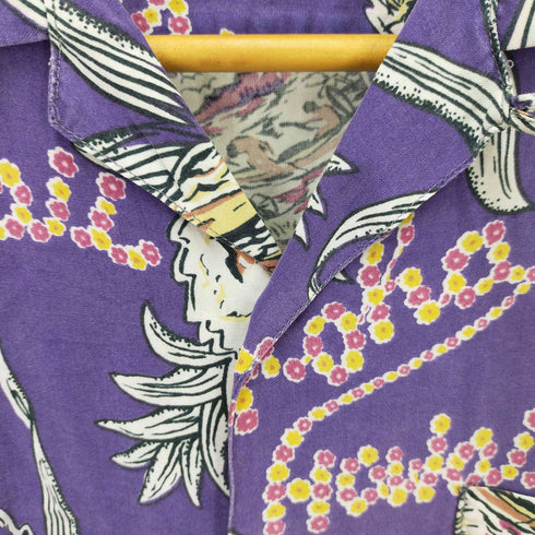 リー Lee 総柄アロハシャツ メンズ S
