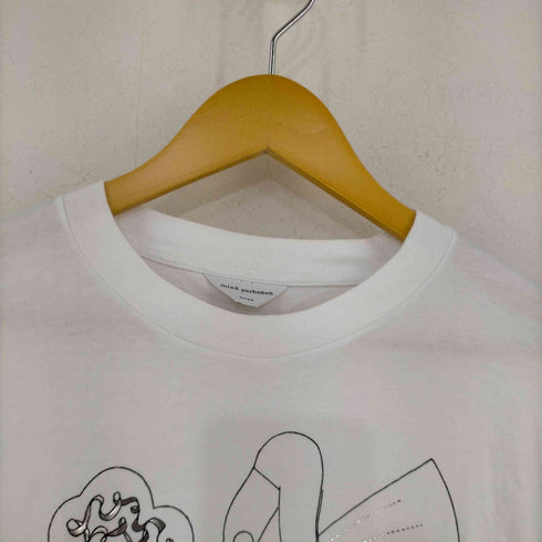 ミナペルホネン mina perhonen つづく展 フロントプリント L/S TEE レディース