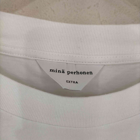 ミナペルホネン mina perhonen つづく展 フロントプリント L/S TEE レディース