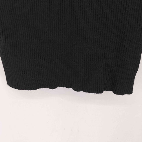 ザラ ZARA バックリボンスクエアリブニット レディース import:S