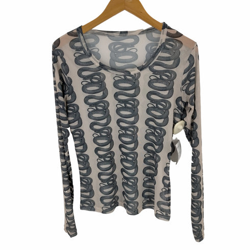 ヒステリックグラマー HYSTERIC GLAMOUR SNAKE LOOP柄 Tシャツ レディース FREE