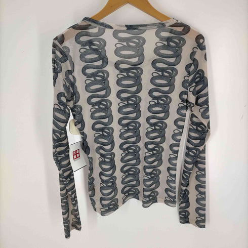 ヒステリックグラマー HYSTERIC GLAMOUR SNAKE LOOP柄 Tシャツ レディース FREE