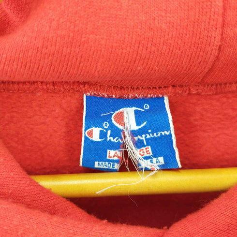 チャンピオン Champion 80s 青刺繍タグ前期裏起毛プルオーバーパーカー メンズ L