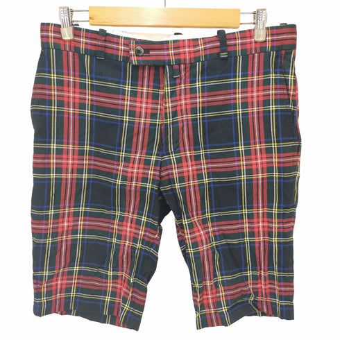 ランドオブフリーダム LAND OF FREEDOM タータンチェック柄ハーフパンツ メンズ L