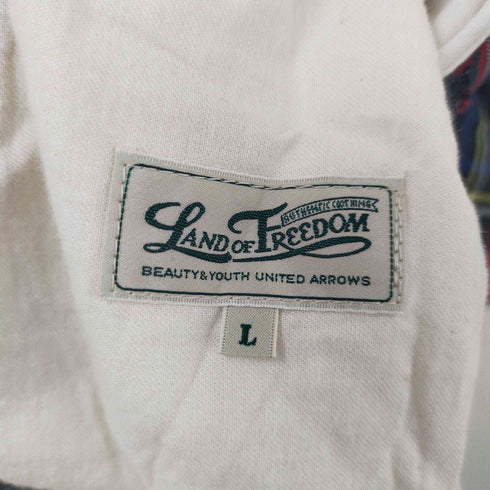 ランドオブフリーダム LAND OF FREEDOM タータンチェック柄ハーフパンツ メンズ L