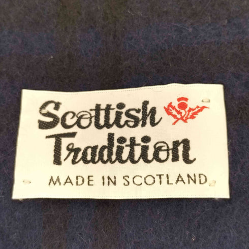 スコティッシュトラディション scottish tradition アンゴラ混 ウールマフラー BLACKWATCH ブラックウォッチ メンズ