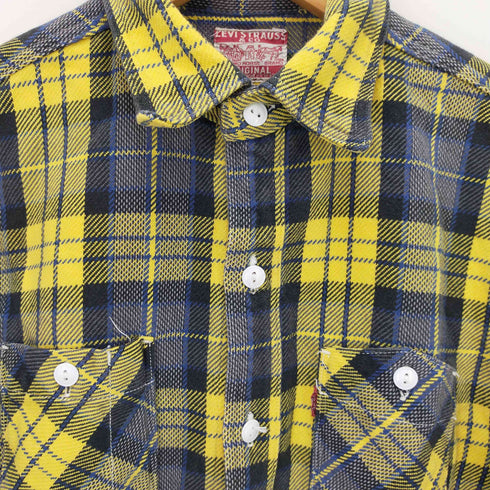 リーバイス LEVI STRAUSS&CO チェック柄ネルシャツ メンズ