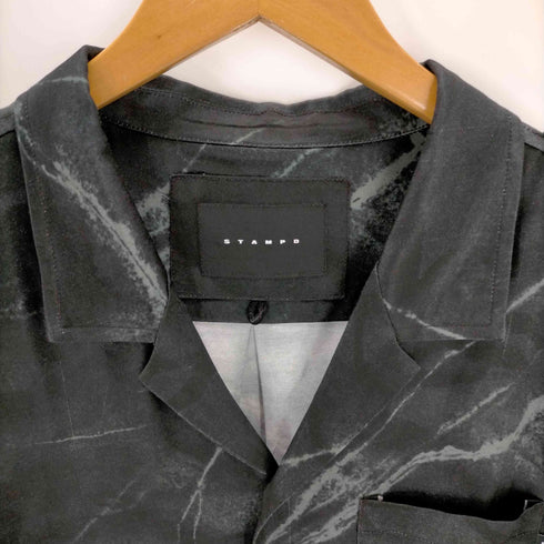 スタンプド STAMPD Marble Camp Collar Vacation Shirt メンズ JPN:L