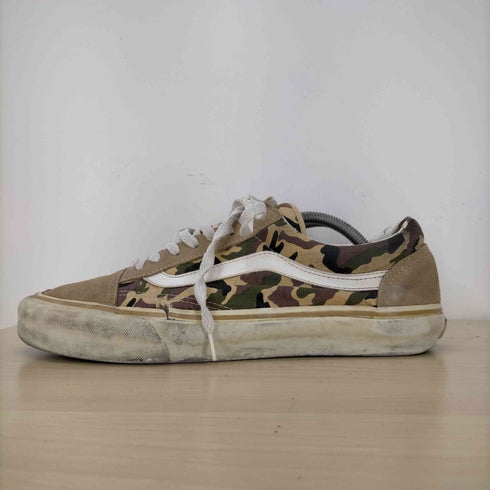 バンズ VANS 迷彩柄オールドスクール ローカットスニーカー メンズ US:10