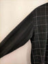 クラウディオバレンティノ CLAUDIO VALENTINO 格子チェックハーフジップスウェット メンズ import:L