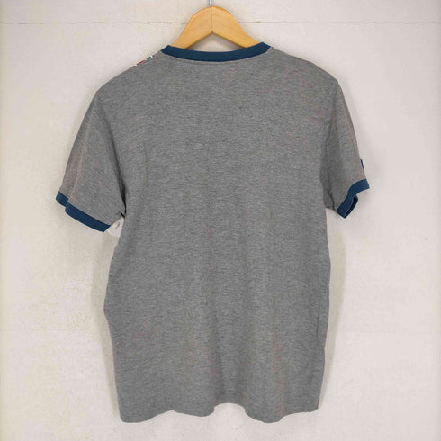 万国旗デザインリンガーTシャツ メンズ JPN:M