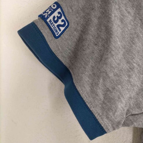 万国旗デザインリンガーTシャツ メンズ JPN:M
