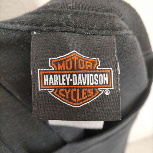 ハーレーダヴィットソン HARLEY DAVIDSON 両面プリントクルーネックTシャツ メンズ JPN:M