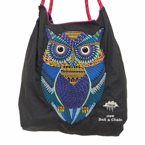 ball&chain MULGA フクロウワッペンエコバッグ レディース