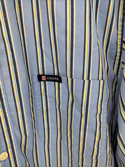 チャップス CHAPS EASY CARE ストライプBDシャツ メンズ