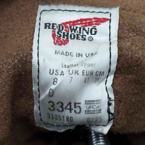 レッドウィング RED WING 23年製 BLACK SMITH ブラックスミス 茶芯 メンズ US8