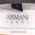 アルマーニジーンズ ARMANI JEANS イタリア製 プリントVネックTシャツ メンズ S