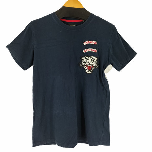 ディーゼル DIESEL ワッペンクルーネックTシャツ メンズ S