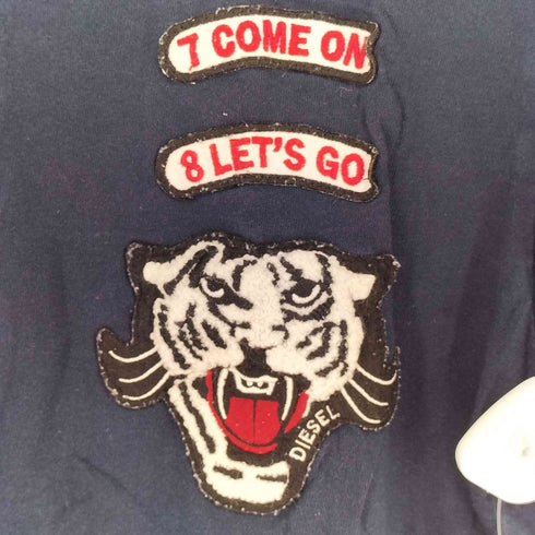 ディーゼル DIESEL ワッペンクルーネックTシャツ メンズ S