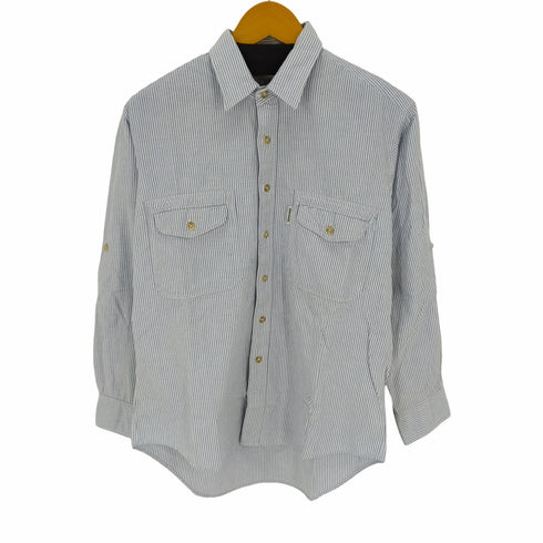 シェラデザイン SIERRA DESIGNS 80-90S ストライプシャツ メンズ