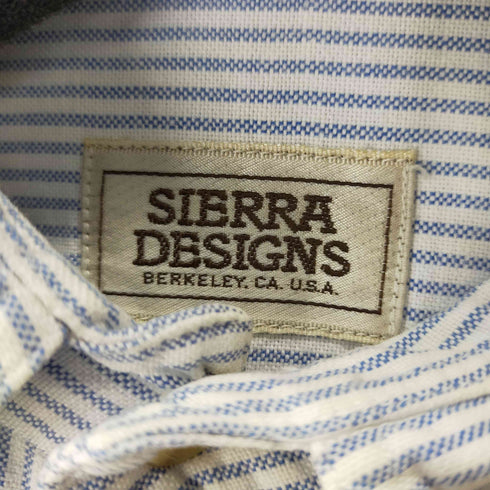 シェラデザイン SIERRA DESIGNS 80-90S ストライプシャツ メンズ