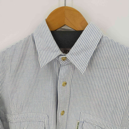 シェラデザイン SIERRA DESIGNS 80-90S ストライプシャツ メンズ JPN:S