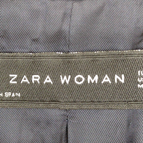 ザラ ウーマン ZARA WOMAN レーヨン混 2Bテーラードジャケット レディース import:S