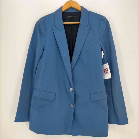 ザラ ウーマン ZARA WOMAN レーヨン混 2Bテーラードジャケット レディース import:S