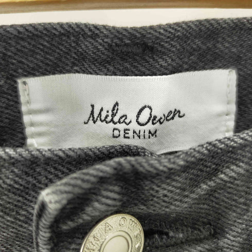 ミラオーウェン Mila Owen 24SS ハイウエストワイドテーパードデニムパンツ レディース 0