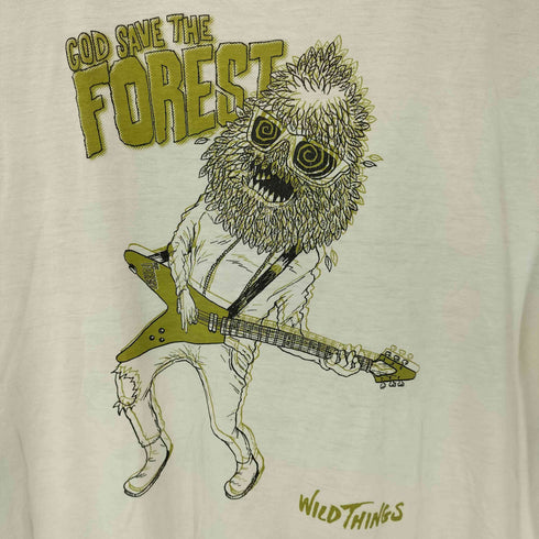 ワイルドシングス WILD THINGS GOD SAVE THE FOREST fujirockersforest Tシャツ メンズ