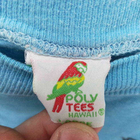 POLY TEES HAWAII 袖シングル MAHIMAHI プリントTシャツ メンズ JPN:L