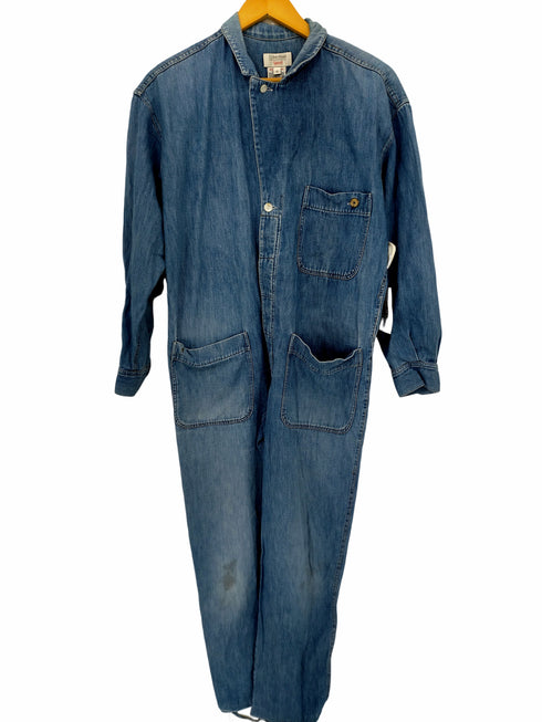 カルバンクラインジーンズ Calvin Klein Jeans 80S~90S MADE IN USA デニムつなぎ メンズ import:S