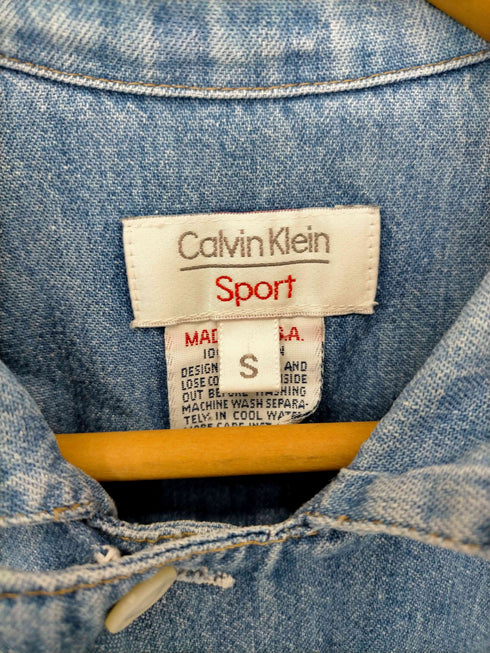 カルバンクラインジーンズ Calvin Klein Jeans 80S~90S MADE IN USA デニムつなぎ メンズ import:S