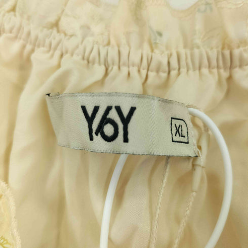 Y6Y 花柄ノースリーブワンピース レディース