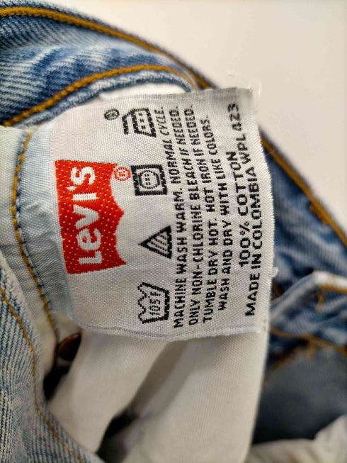 リーバイス Levis 00S MADE IN COLOMBIA 501-0193 689刻印 ジップフライデニム レディース W28